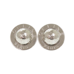 セリーヌ スターボール メタル シルバー イヤリング 0442【中古】CELINE