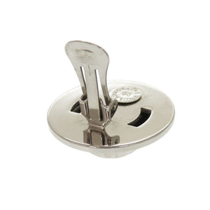 セリーヌ スターボール メタル シルバー イヤリング 0442【中古】CELINE