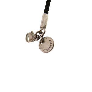 美品 ティファニー リターントゥ ハートタグ シルバー925 プラスチック ブラック 黒 ネックレス 0443【中古】TIFFANY&Co.