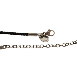 美品 ティファニー リターントゥ ハートタグ シルバー925 プラスチック ブラック 黒 ネックレス 0443【中古】TIFFANY&Co.