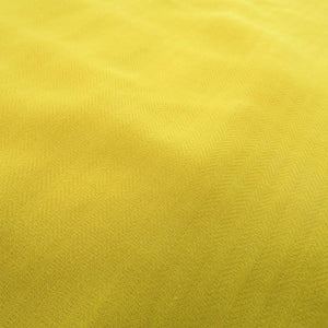 美品 エルメス ストール 大判 カシミヤ ウール イエロー 0451【中古】HERMES