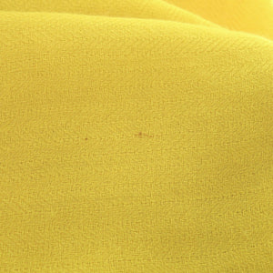 美品 エルメス ストール 大判 カシミヤ ウール イエロー 0451【中古】HERMES