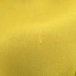 美品 エルメス ストール 大判 カシミヤ ウール イエロー 0451【中古】HERMES