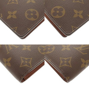 新品同様 ルイ ヴィトン ポルトフォイユ コロンブス モノグラム M60252 ブラウン 長財布 LV 0469【中古】LOUIS VUITTON