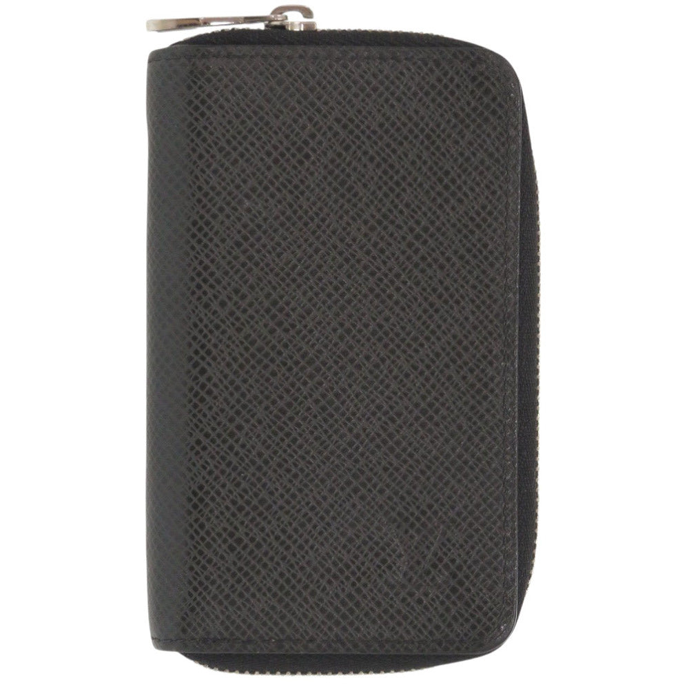 美品 ルイ ヴィトン ジッピーコインパース M32832 タイガレザー ブラック コインケース 財布 黒 LV 0470【中古】LOUIS VUITTON