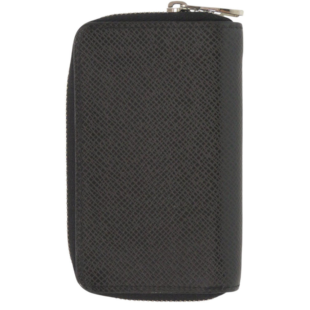 美品 ルイ ヴィトン ジッピーコインパース M32832 タイガレザー ブラック コインケース 財布 黒 LV 0470【中古】LOUIS VUITTON