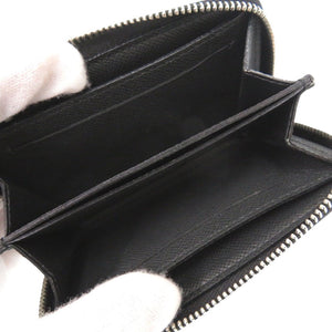 美品 ルイ ヴィトン ジッピーコインパース M32832 タイガレザー ブラック コインケース 財布 黒 LV 0470【中古】LOUIS VUITTON