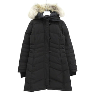 美品 カナダグース ロレッタ LORETTE PARKA 2090LB ダウンジャケット ダウン フェザー ブラック 0496【中古】CANADA GOOSE