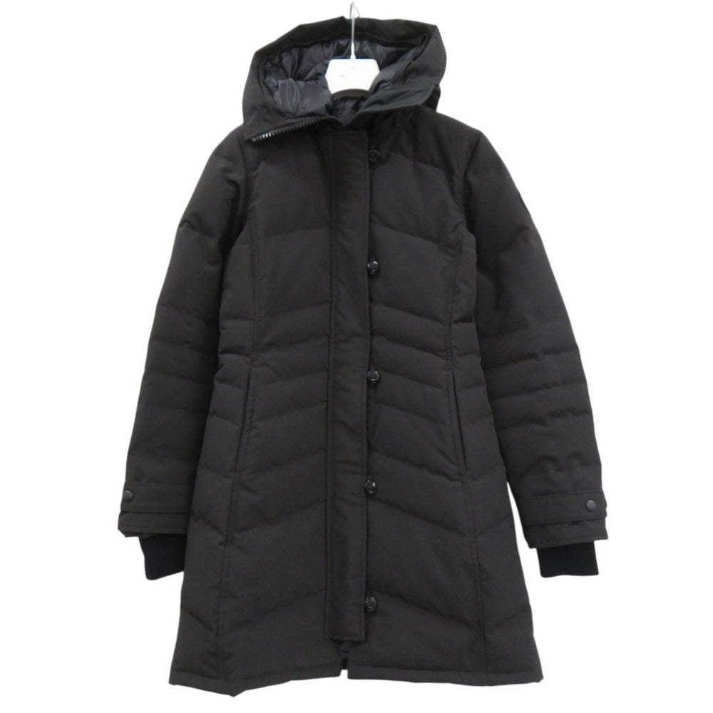 美品 カナダグース ロレッタ LORETTE PARKA 2090LB ダウンジャケット ダウン フェザー ブラック 0496【中古】CANADA GOOSE