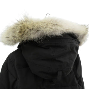 美品 カナダグース ロレッタ LORETTE PARKA 2090LB ダウンジャケット ダウン フェザー ブラック 0496【中古】CANADA GOOSE