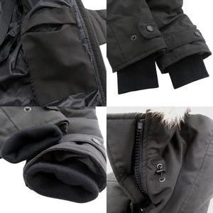 美品 カナダグース ロレッタ LORETTE PARKA 2090LB ダウンジャケット ダウン フェザー ブラック 0496【中古】CANADA GOOSE