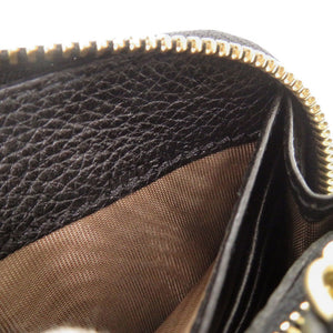 美品 クロエ パラティ レザー ブラック ラウンドファスナー 長財布 黒 0503【中古】Chloe