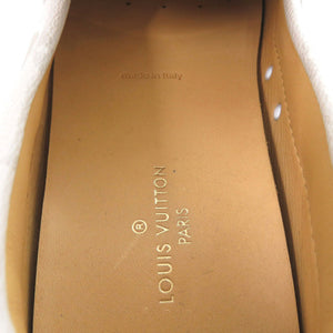 美品 ルイ ヴィトン ドライビングシューズ アリゾナライン モカシン 26cm モノグラム レザー グレー LV 0512【中古】LOUIS VUITTON