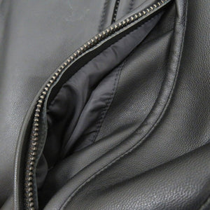 美品 ポロ ラルフローレン シングルライダースジャケット ラムレザー ブラック 0514【中古】POLO RALPH LAUREN