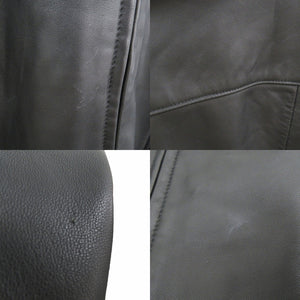 美品 ポロ ラルフローレン シングルライダースジャケット ラムレザー ブラック 0514【中古】POLO RALPH LAUREN