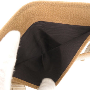 新品同様 グッチ 363420 レザー ブラウンベージュ系 三つ折り財布 札入れ 0524【中古】GUCCI