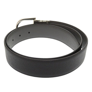 未使用品 ダンヒル レザー ブラック ベルト 黒 0535【中古】Dunhill メンズ