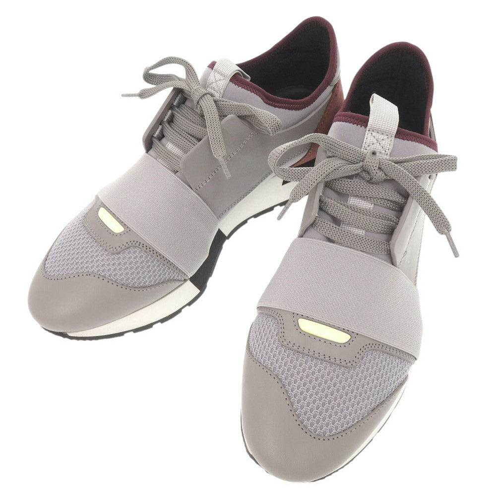 未使用 バレンシアガ レースランナー サイズ37 レザー スエード マルチカラー 0539【中古】BALENCIAGA