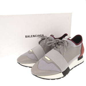 未使用 バレンシアガ レースランナー サイズ37 レザー スエード マルチカラー 0539【中古】BALENCIAGA