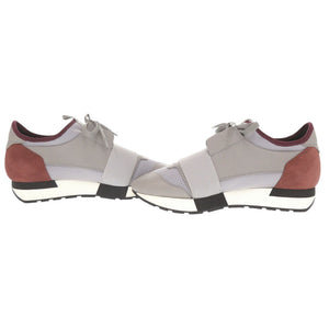 未使用 バレンシアガ レースランナー サイズ37 レザー スエード マルチカラー 0539【中古】BALENCIAGA