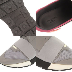 未使用 バレンシアガ レースランナー サイズ37 レザー スエード マルチカラー 0539【中古】BALENCIAGA