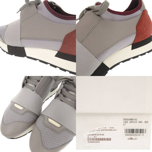 未使用 バレンシアガ レースランナー サイズ37 レザー スエード マルチカラー 0539【中古】BALENCIAGA