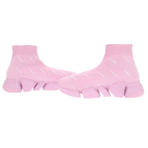 新品同様 バレンシアガ Speed 2.0 サイズ24cm 617196 ポリエステル ラバー ピンク ソックススニーカー スニーカー 0543【中古】BALENCIAGA