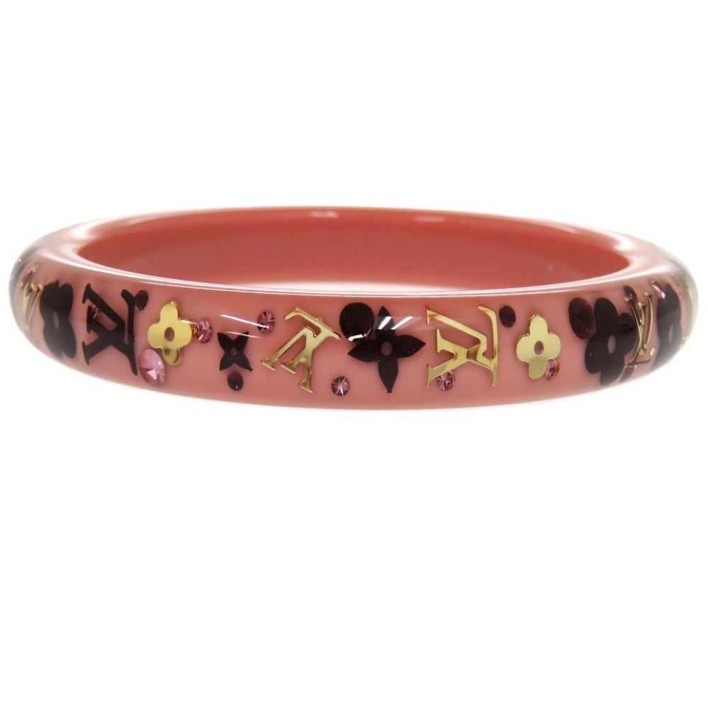 美品 ルイ ヴィトン ブラスレ ブレスレット M67039 アンクルージョン ピンク LV バングル 0563【中古】LOUIS VUITTON