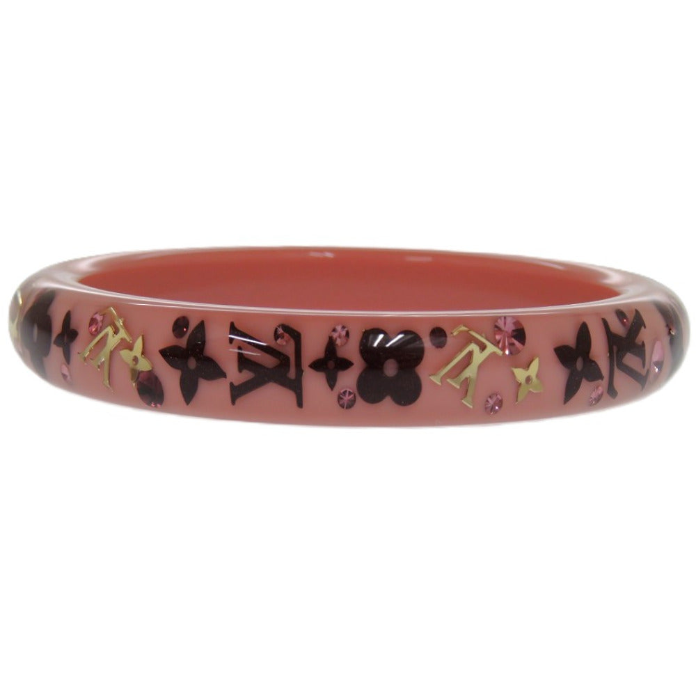 美品 ルイ ヴィトン ブラスレ ブレスレット M67039 アンクルージョン ピンク LV バングル 0563【中古】LOUIS VUITTON