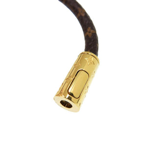 美品 ルイ ヴィトン デイリー コンフィデンシャル モノグラム フラワー M8277F モノグラムキャンバス パテントカーフレザー ノワール LV 黒 ブレスレット 0565【中古】LOUIS VUITTON