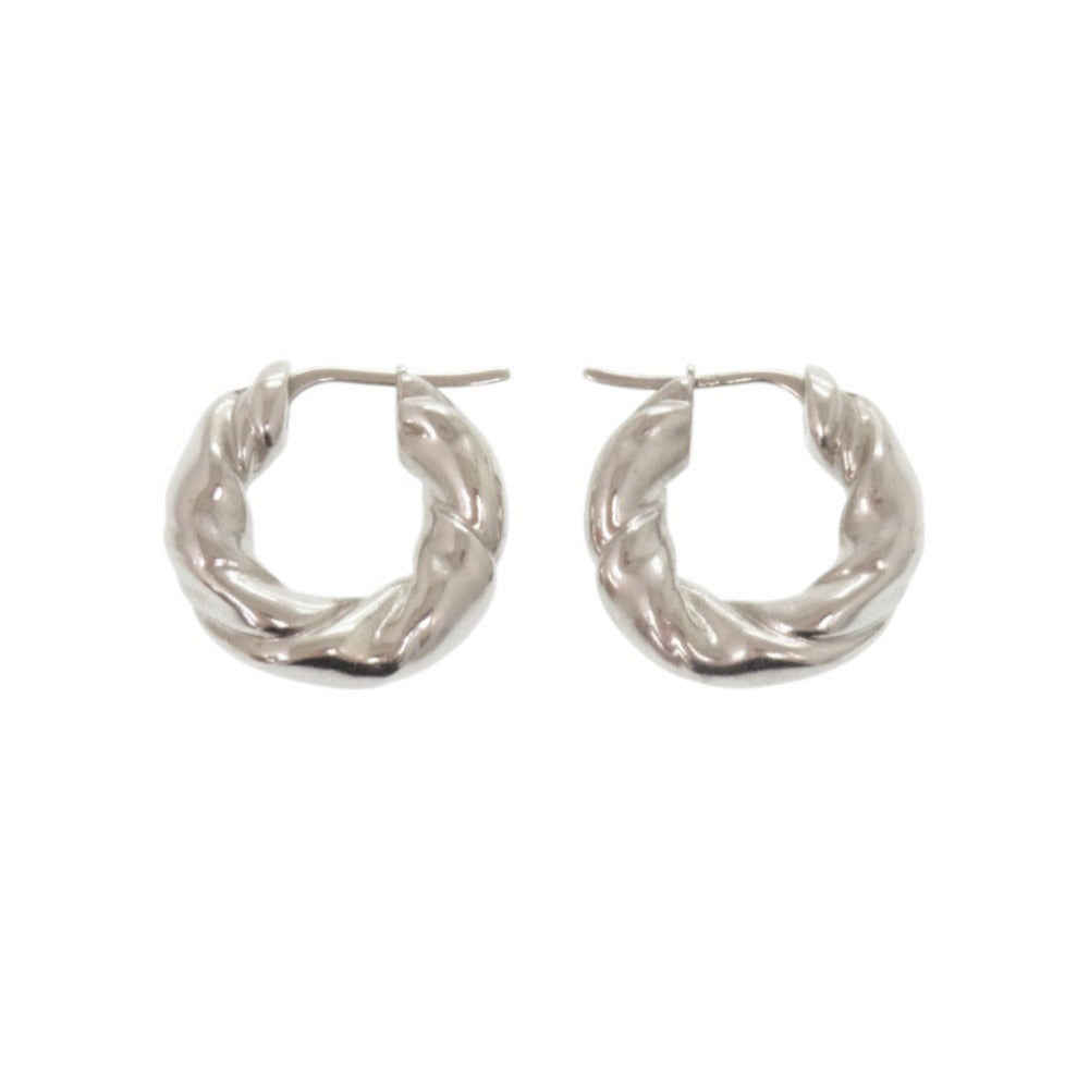 新品同様 ロエベ ナパツイスト シルバー925 ピアス 0576【中古】LOEWE