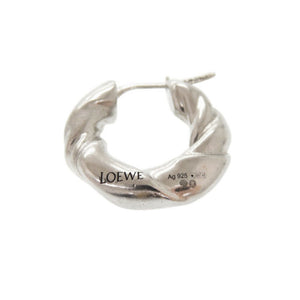 新品同様 ロエベ ナパツイスト シルバー925 ピアス 0576【中古】LOEWE
