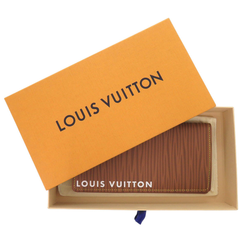未使用 ルイ ヴィトン ポルトフォイユ ブラザ NM エピ M82631 エピレザー ブラウン 長財布 茶 LV 0619【中古】LOUIS VUITTON