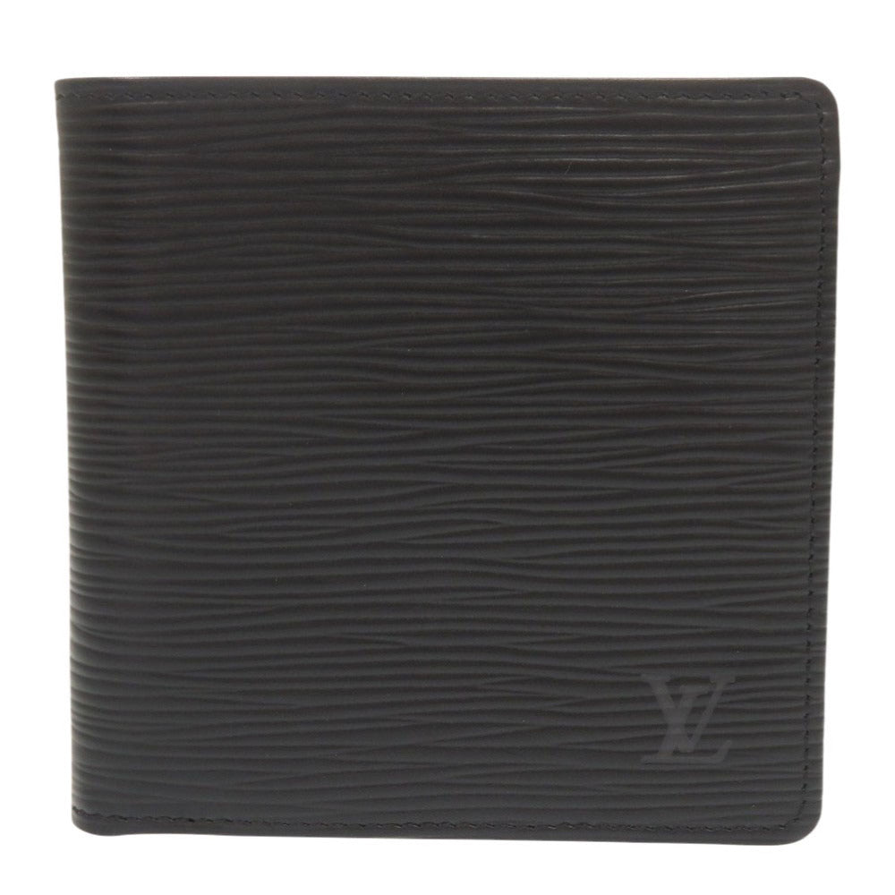 新品同様 ルイ ヴィトン ポルト ビエ カルト クレディ モネ エピ M63542 ノワール 二つ折り財布 黒 LV 0620【中古】LOUIS VUITTON メンズ