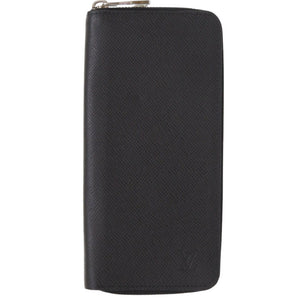 美品 ルイ ヴィトン ラウンドファスナー ジッピーウォレット ヴェルティカル タイガ M30503 ノワール 長財布 黒 LV 0632【中古】LOUIS VUITTON