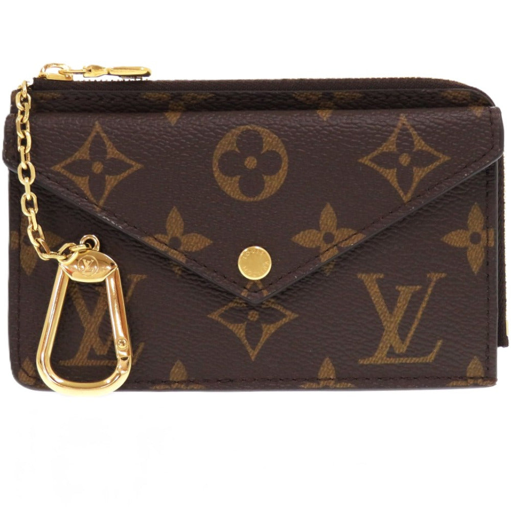 美品 ルイ ヴィトン ポルト カルト レクト ヴェルソ モノグラム M69431 ICタグ LV 茶 カードケース 0655【中古】LOUIS VUITTON