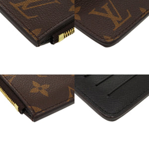 美品 ルイ ヴィトン ポルト カルト レクト ヴェルソ モノグラム M69431 ICタグ LV 茶 カードケース 0655【中古】LOUIS VUITTON