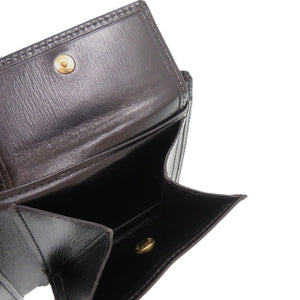 美品 ルイ ヴィトン ポルトフォイユ マルコ レザー ノワール LV 黒 二つ折り財布 0656【中古】LOUIS VUITTON