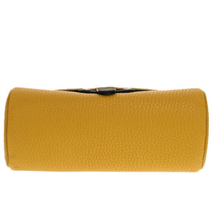 新品同様 フェンディ バッグ レザー イエロー 時計ケース 黄 ポーチ 0659【中古】FENDI