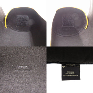 新品同様 フェンディ バッグ レザー イエロー 時計ケース 黄 ポーチ 0659【中古】FENDI