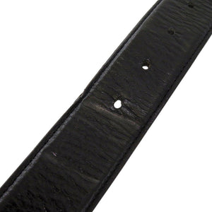 クロムハーツ クラシック3PC CLASSIC レザー シルバー925 ブラック ベルト 黒 0670【中古】CHROME HEARTS