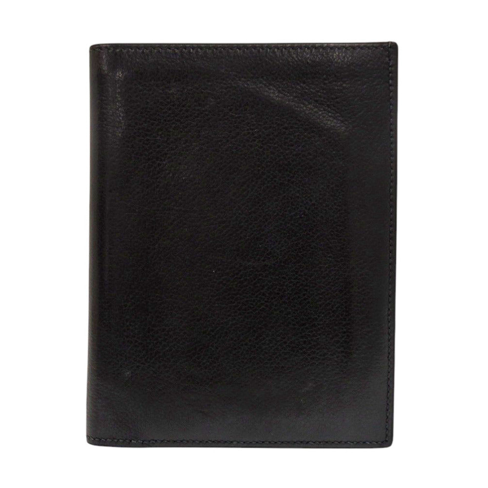 エルメス ヴォーエバーグレイン ブラック カードケース 黒 0684【中古】HERMES