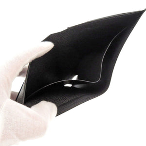 エルメス ヴォーエバーグレイン ブラック カードケース 黒 0684【中古】HERMES