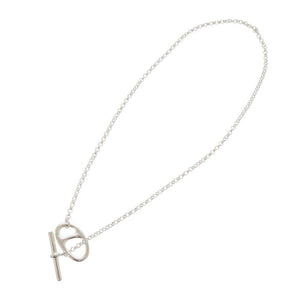 美品 エルメス シェーヌダンクル パンク シルバー925 ネックレス 0694【中古】HERMES