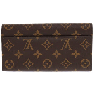 新品同様 ルイ ヴィトン ポルトフォイユ サラ M62235 モノグラムキャンバス グレインレザー ローズ バレリーヌ ICタグ LV 長財布 0699【中古】LOUIS VUITTON