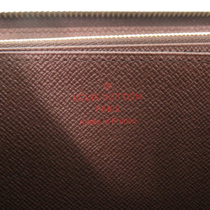 新品同様 ルイ ヴィトン ジッピーウォレット ダミエ N41661 ブラウン ラウンドファスナー 長財布 LV 0704【中古】LOUIS VUITTON