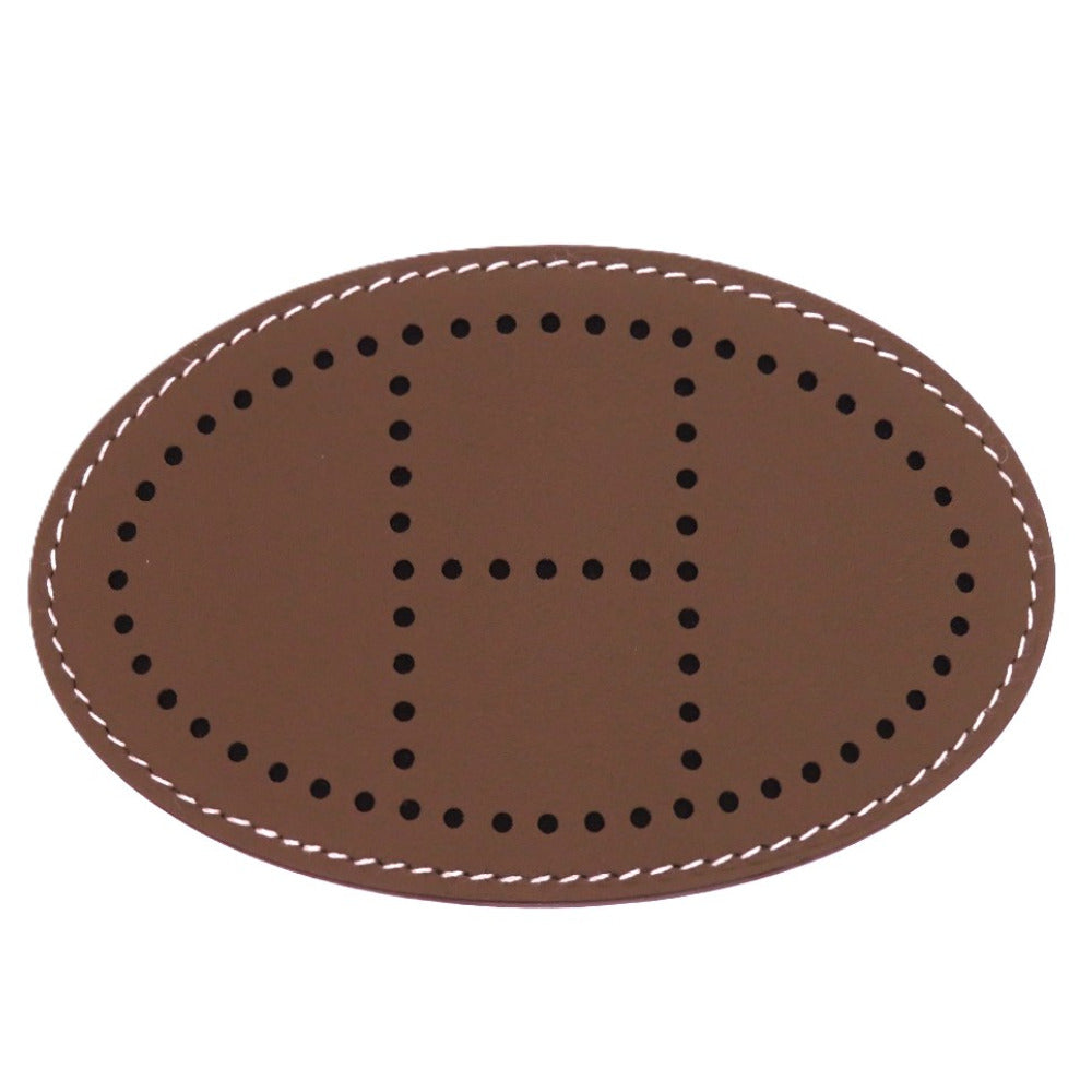 未使用品 エルメス エヴリン H251054G 0MTU ヴォースイフト エトゥープ 茶 バレッタ 0718【中古】HERMES エトープ