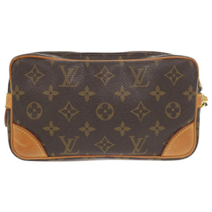 ルイ ヴィトン マルリードラゴンヌPM モノグラム M51827 ブラウン セカンドバッグ LV 0722【中古】LOUIS VUITTON