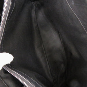 美品 セリーヌ ブギーバッグ レザー ブラック ハンドバッグ 黒 0743【中古】CELINE