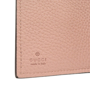 美品 グッチ ホースビット コンパクトウォレット 745988 レザー ピンク 三つ折り財布 0745【中古】GUCCI
